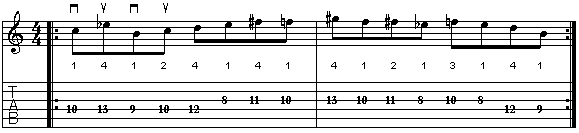 Ex. 05: scala diminuita t-st